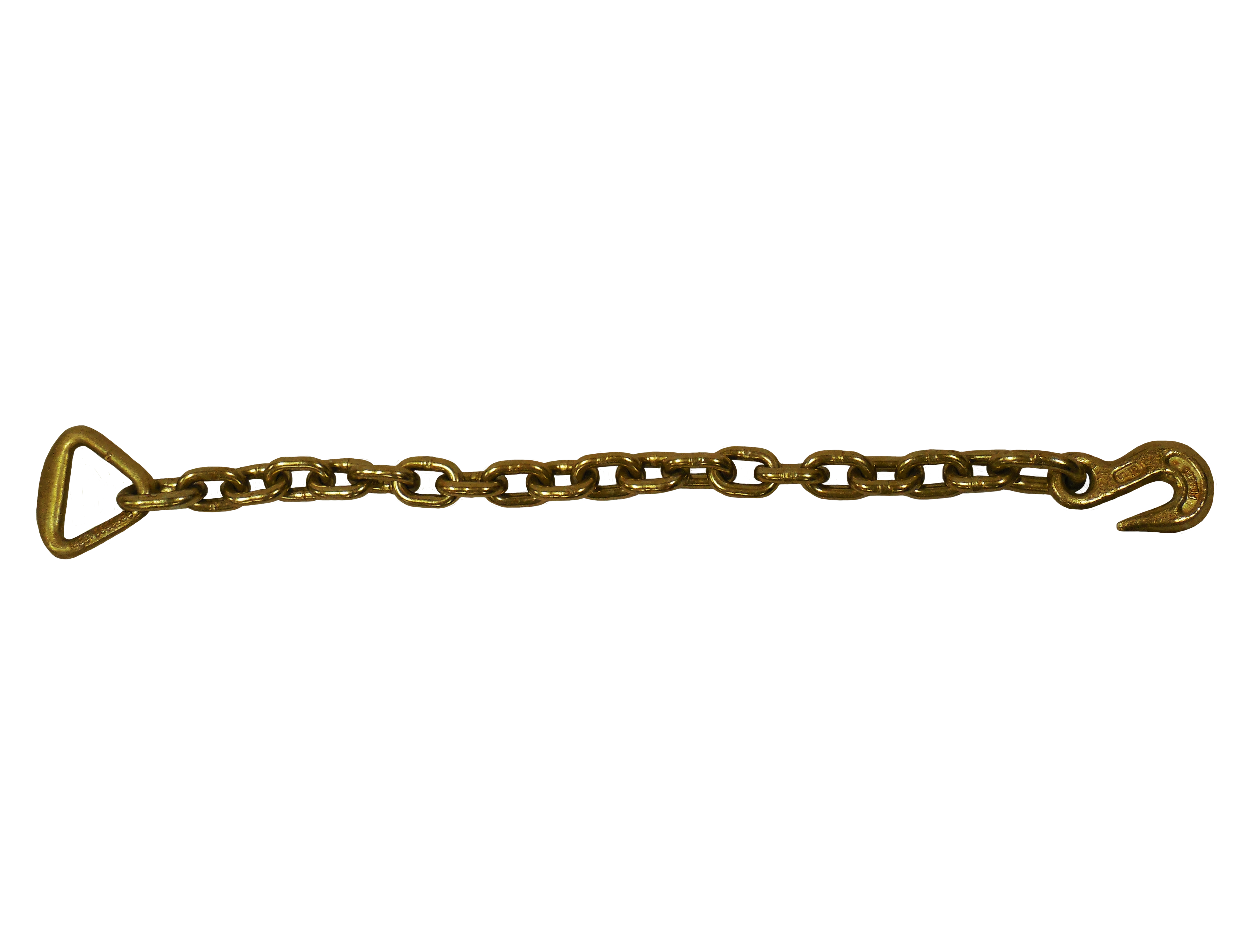 3/8" x 18" Chain Extensions w/ 4" DRing & 3/8" Grab Hook Made in the USA